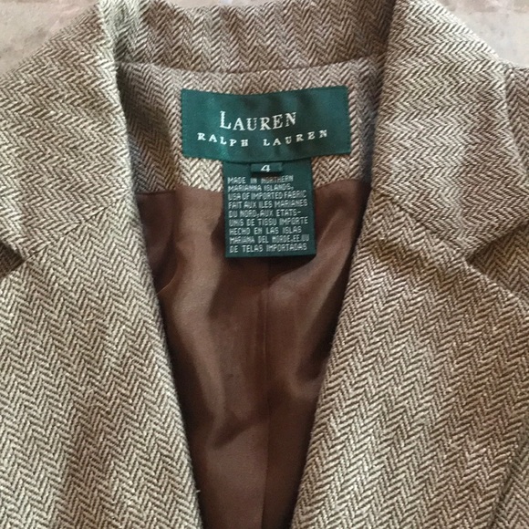 Amazing Y2K Ralph Lauren brown Blazer brand new - Picture 2 of 5